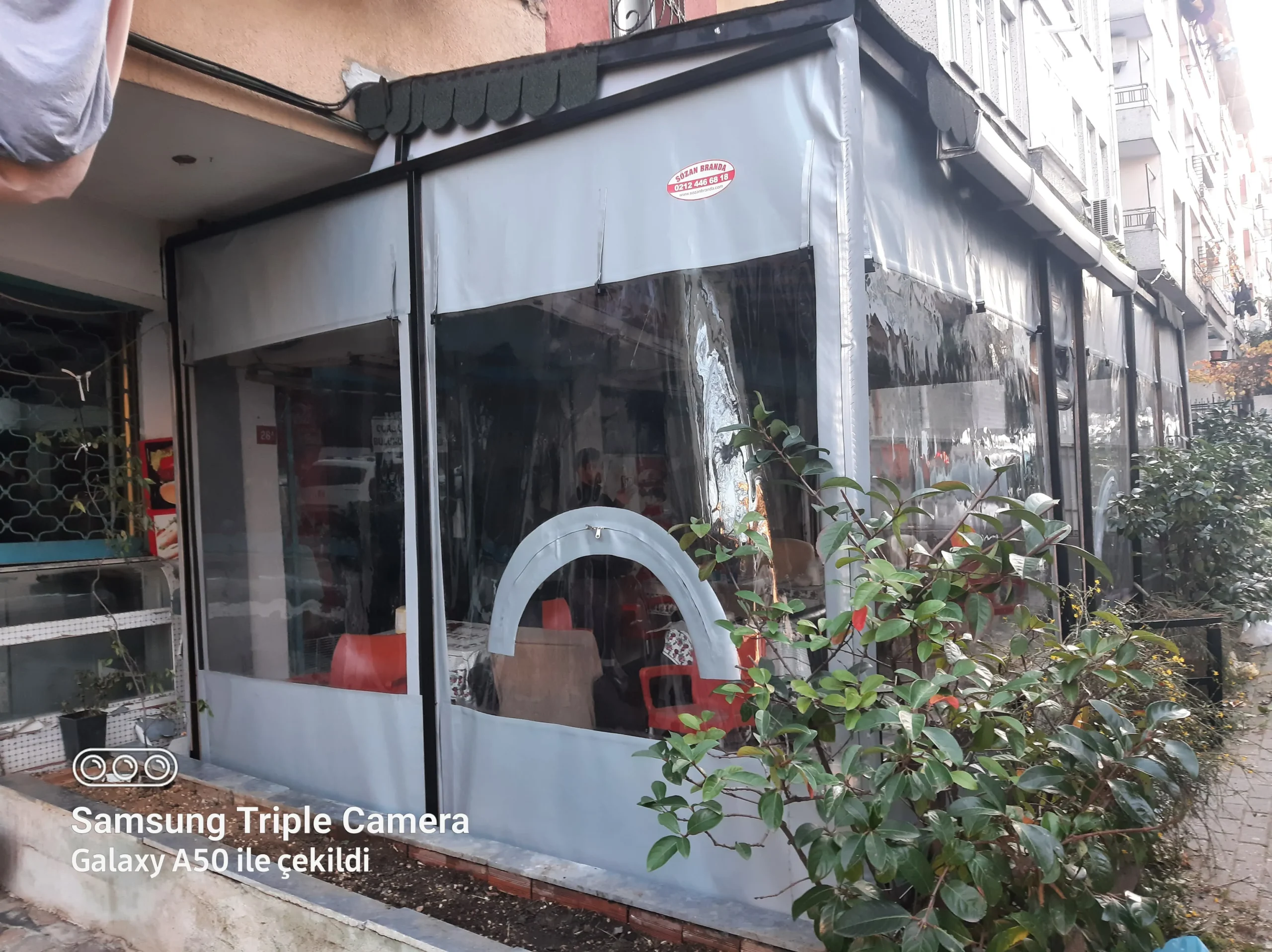Kış Bahçesi Şeffaf Branda Uygulaması 2